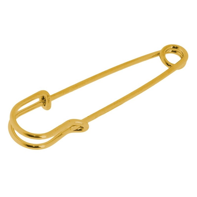 Παραμάνα μεταλλική χρυσό χρώμα, 1Χ3εκ 100τμχ.