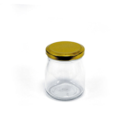 Βαζάκι Γυάλινο με Καπάκι 6,5Χ7,8εκ 150 ml 10τμχ.