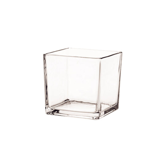 Βαζάκι Γυάλινο για Ρεσώ τετράγωνο 5.3Χ5.3εκ 10τμχ.